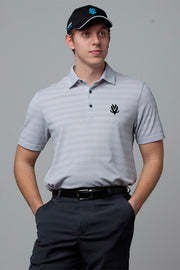 VOmax Classic Golf Polo - Grey/White